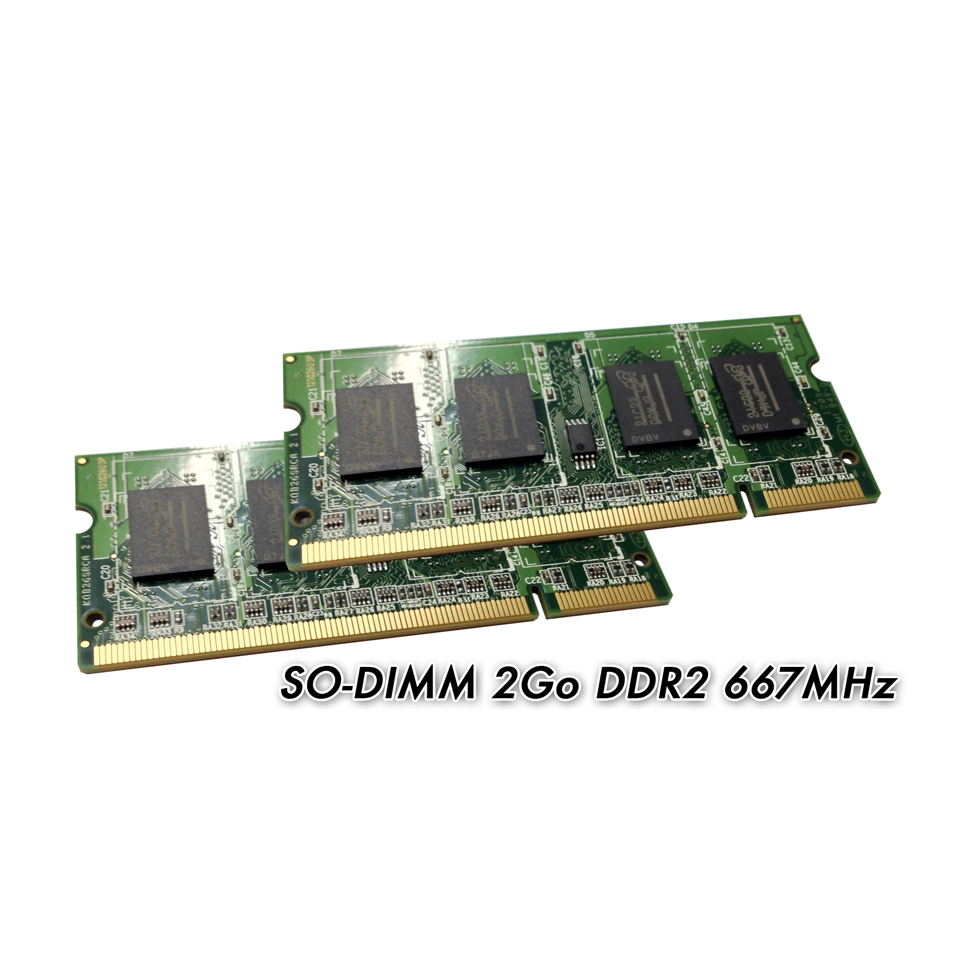 2x 2GB = 4GB DDR2 667Mhz RAM SODIMM ACER ASPIRE 5920-1A2G16Mi 5920-302G12Mi - Picture 1 of 1