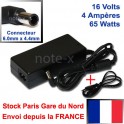 CHARGEUR ALIMENTATION COMPATIBLE POUR SONY - ST021 - 16V - 4A - 6.0mm x 4.4mm / 1 Broche